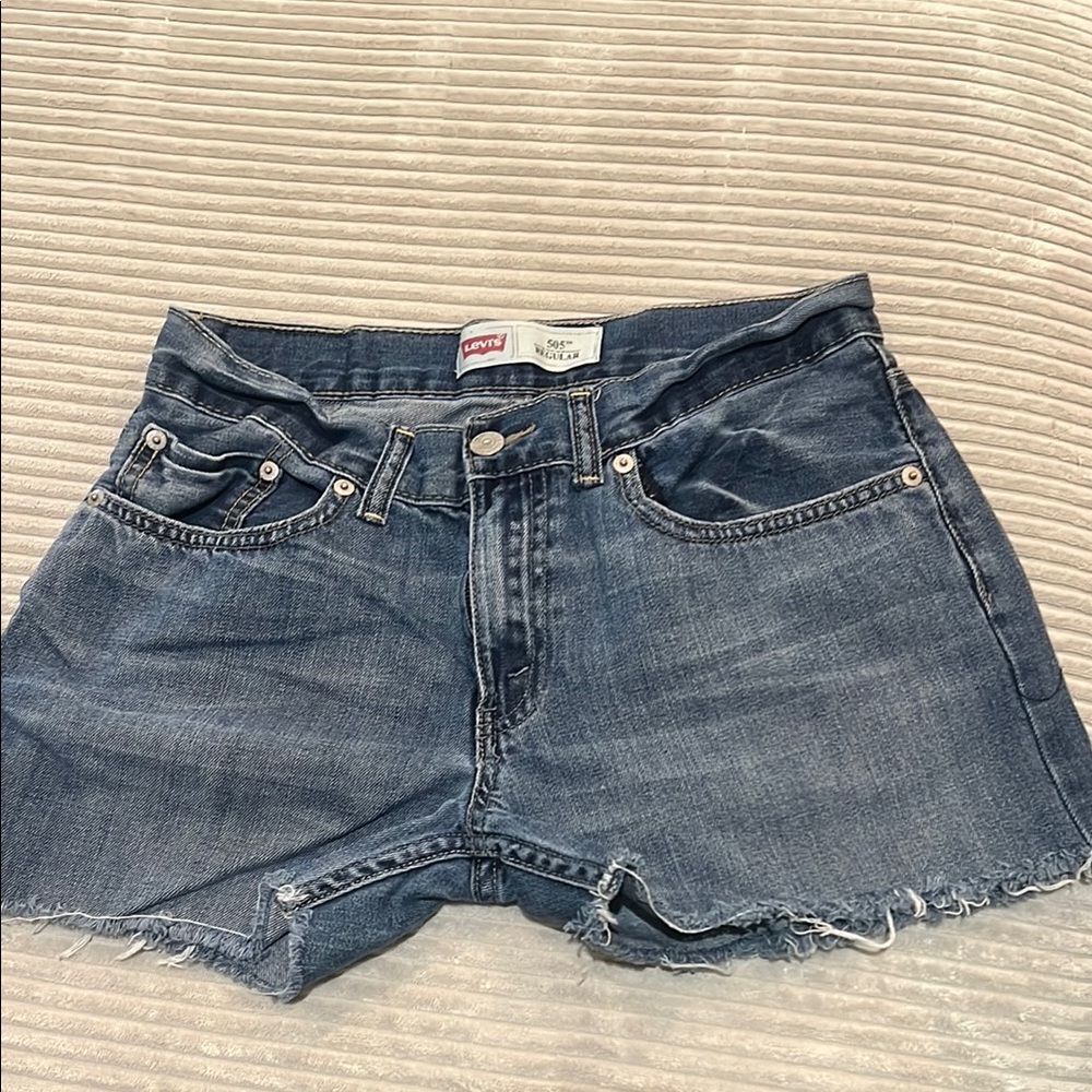 Levi's Classic Blue Denim Shorts